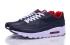 Nike Air Max 90 Ultra Moire Masculino Sapatos Midnight Navy Branco Vermelho 819477-400