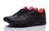Nike Air Max 90 Ultra Moire Triple Black Red รองเท้าวิ่งผู้ชายรองเท้าผ้าใบ 819477-012