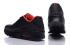 Nike Air Max 90 Ultra Moire Triple Hitam Merah Pria Sepatu Lari Sepatu Kets 819477-012