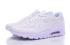 Nike Air Max 90 Ultra Moire Triple White Herren-Laufschuhe, Sneakers 819477-111