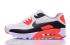 Nike Air Max 90 Ultra Moire สีขาวสีดำสีแดงผู้ชายรองเท้าวิ่งรองเท้าผ้าใบ 819477-013