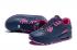 Nike Air Max 90 QS Sepatu Wanita Biru Tua Ungu Mawar 813150-104