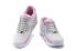 Nike Air Max 90 VT QS 女士 GS 跑步鞋白色粉紅色金屬銀色 813153-107