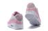 Nike Air Max 90 VT QS 女士 GS 跑步鞋白色粉紅色金屬銀色 813153-107