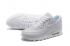 Nike Air Max 90 tejidas blancas zapatillas para correr unisex 833129