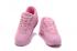 Nike Air Max 90 ทอผู้หญิงรองเท้าสตรีรองเท้าวิ่งรองเท้าสีชมพูอ่อน 833129-012