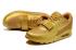 Nike Air Max 90 Air Yeezy 2 SP Zapatos casuales Zapatillas de deporte de estilo de vida Oro metálico 508214-607