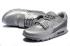 Nike Air Max 90 Air Yeezy 2 SP Zapatos casuales Zapatillas de estilo de vida Metálico Plata 508214-608