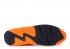 Nike Air Max 90 Premium Szary Ciemny Neutralny Obsydianowy Pomarańczowy Razem 532470-480
