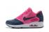 Sepatu Lari Wanita Nike Air Max 90 Premium SE BLUE CHERRY RED 858954-010