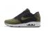 Nike Air Max 90 Premium SE 軍綠色黑色男士跑步鞋 858954-005