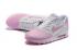Nike Air Max 90 Premium SE rosa-weiße Laufschuhe für Damen 858954-008