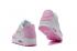 Sepatu Lari Wanita Nike Air Max 90 Premium SE Merah Muda Putih 858954-008