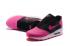 Giày chạy bộ nữ Nike Air Max 90 Premium SE màu đỏ mận đen trắng-858954-009