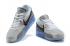 Nike x Off White Air Max 90 The Ten Sail Grey Μαύρα Μπλε Casual Παπούτσια για τρέξιμο AA7293-608