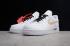 OFF WHITE x Nike Air Force 1 Low 白色黑金 AA8152-700