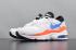 Nike Air Max 93 Leather Mens Shoes Red White Blue 306551-104