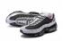 Nike Air Max 95 Pure Black White Silver Homens Tênis de corrida Tênis Treinadores 749766-005