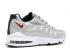 Nike Air Max 95 Qs Gs Argento Bullet Varsity Rosso Metallico 918630-001