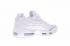 รองเท้าผ้าใบ Nike Air Max 95 Triple White Colored Borders AQ4138-100