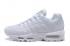 Nike Air Max 95 Weiße Herrenschuhe, Pure White 649048-109