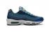 Nike Air Max 95 JCRD Jacquard Foto Azul Branco Jogo Royal QS Sapatos Masculinos 644793-400