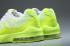 Nike Air Max Invigor Femmes Athletic Sneakers Chaussures de course Blanc Flu Green 749866