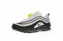 Kappa x Nike Air Max 97 OG Siyah Beyaz Günlük Spor Ayakkabı AJ1986-101,ayakkabı,spor ayakkabı