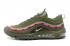 Nike Air Max 97 Unisex Bežecké topánky Camo Green Red 917704