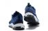Sepatu Lari Pria Nike Air Max 97 Biru Tua Hitam Putih Baru