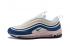 Nike Air Max 97 Chaussures de course pour Homme Gris clair Bleu