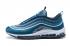 Nike Air Max 97 Men Running Shoes Light Ocean Blue White