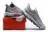 Nike Air Max 97 男士跑步鞋銀紅色 2018 新款稀有