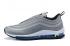 Nike Air Max 97 男士跑步鞋銀白色藍色918356-003