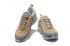 Nike Air Max 97 รองเท้าวิ่งผู้ชายรองเท้าผ้าใบสีน้ำตาลสีเทาสีขาว