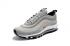 Nike Air Max 97 Plastic drop gris rouge KPU TPU Hommes Chaussures de course 624520-061
