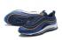Nike Air Max 97 Premium Wool Thunder Azul Dark Obsidian Hombres Corriendo 312834-400
