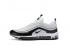 Nike Air Max 97 Pure White Black Herr Löparskor Sneakers Sneakers 312641-006