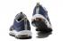 Sepatu Lari Pria Nike Air Max 97 Biru Tua Putih Kuning 918356-400