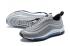 Nike Air Max 97 Running Unisex Shoes Light Grey White Blue