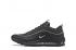 Nike Air Max 97 srebrne čiste crne muške tenisice za trčanje, tenisice, tenisice 312641-091