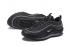Nike Air Max 97 銀色純黑色男士跑步鞋運動鞋訓練鞋 312641-091