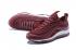 Nike Air Max 97 UL 17 SE Chaussures de course pour hommes 97 Ultra Deep Wine Rouge Blanc