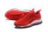 Nike Air Max 97 Scarpe da corsa unisex Chinese Red All White
