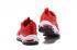 Nike Air Max 97 Zapatos para correr unisex Rojo chino Todo blanco