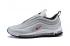 Nike Air Max 97 Running Shoes Silver Red