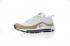 Nike Air Max 97 White Gold Pink Neformálne športové topánky 312641-024