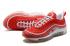 Nike Air Max 97 feminino vermelho branco tênis de corrida 312461-661