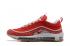 Nike Air Max 97 女款紅白色跑步鞋 312461-661