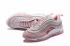 Nike女 Air Max 97 跑步鞋白色粉紅色灰色 313054-503